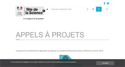 Desktop Screenshot of fetedelascience.fr